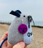 Friday Pebble Earrings with wine design  - Image 5