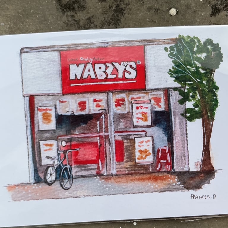 Nabzys postcard print