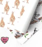 Koala or Kangaroo wrapping paper - Image 2