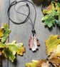Oak Leaf Ceramic Pendant Necklace - Image 3