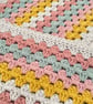 Multicoloured Crochet Infinity Scarf - Handmade - Pink - Mustard - Gifts for Her - Image 9