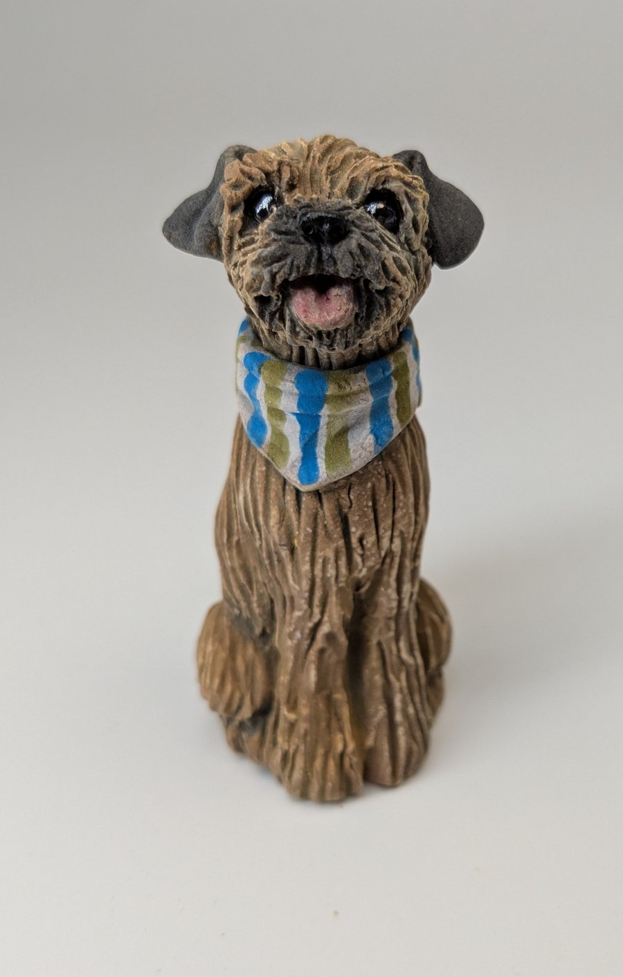 Miniature Border Terrier Sculpture