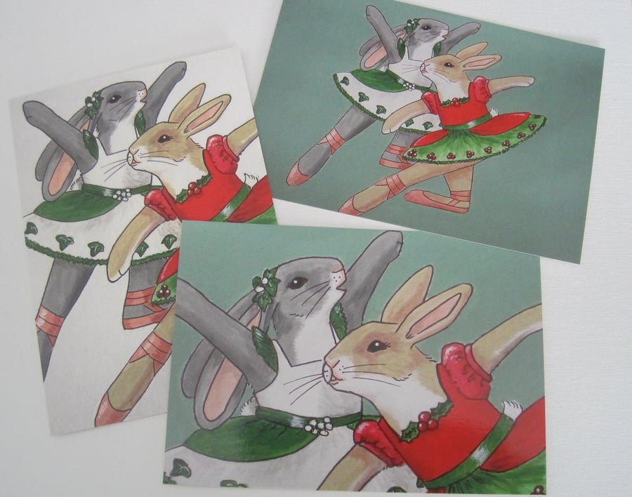 Christmas Postcard x3