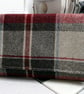 Brown and taupe bi fold tweed wallet, coin purse, keyring and wallet gift set - Image 7