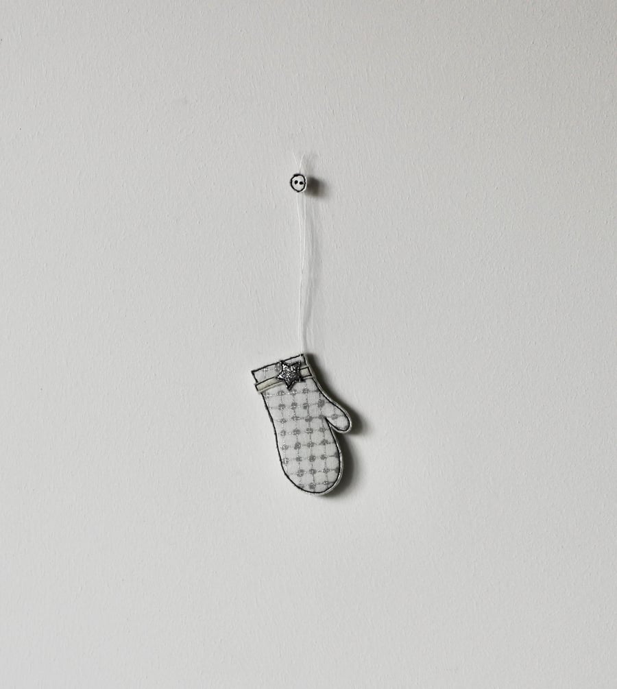 Special Order for Evie - 'Little Mitten' - Hanging Decoration