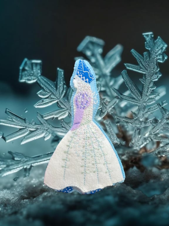  Frost Fairy Princess Felt Decoration