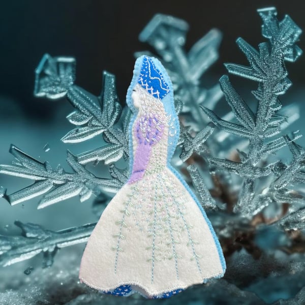  Frost Fairy Princess Felt Decoration