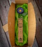 Purple Aster Crochet Bookmark - Midnight Purple - Image 6