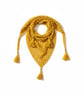 Yellow hand crochet scarf - Image 3