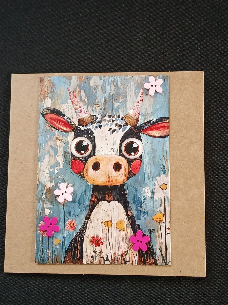 Handmade blank card 