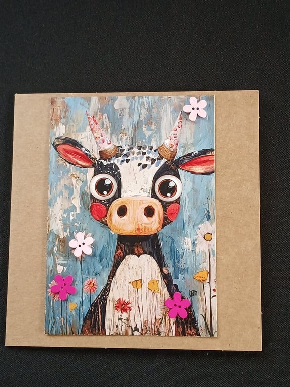 Handmade blank card 