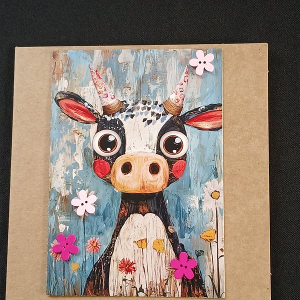 Handmade blank card 