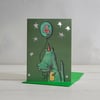 Children's Happy 4th Birthday Crocodile Greetings Card