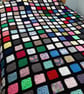 Hand crocheted King size traditional vintage style granny square blanket  