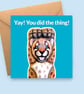 Puma Congratulations Card - You Did the Thing - New Job, Exam Results
