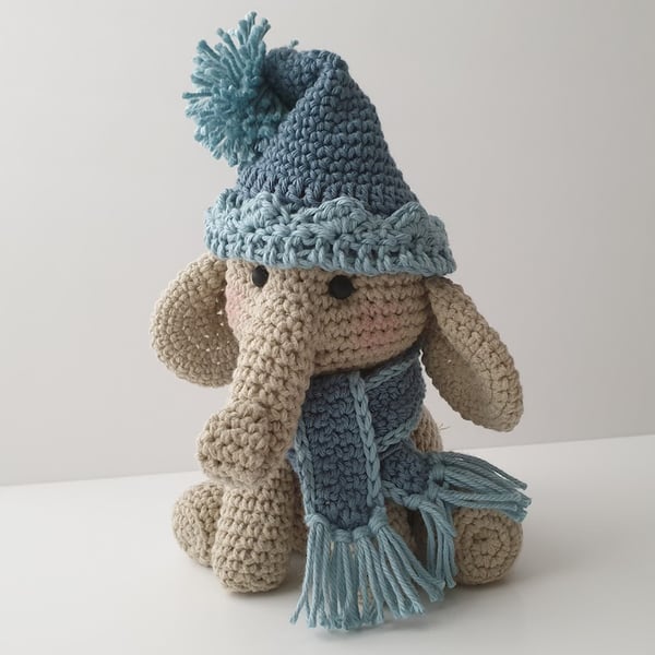 Amigurumi Crochet Pattern in PDF Download or Printed Format Poppi the Elephant