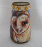 Decoupaged Owl Glass Lamp. - Image 1
