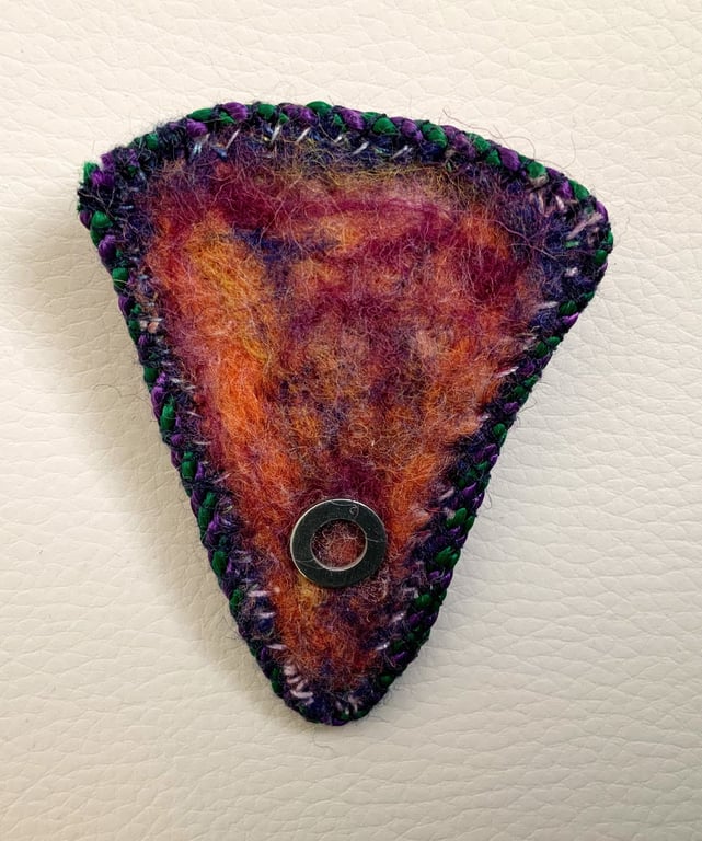 Merino Wool Felted Brooch