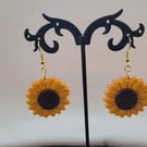 Sunflower Dangle Earrings