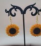 Sunflower Dangle Earrings
