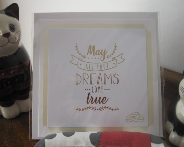 Quote Card - May All Your Dreams Come True