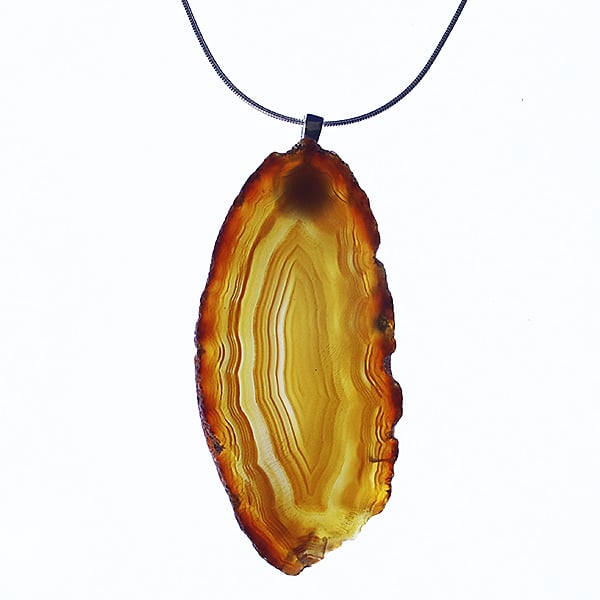 Auburn-Agate Pendant