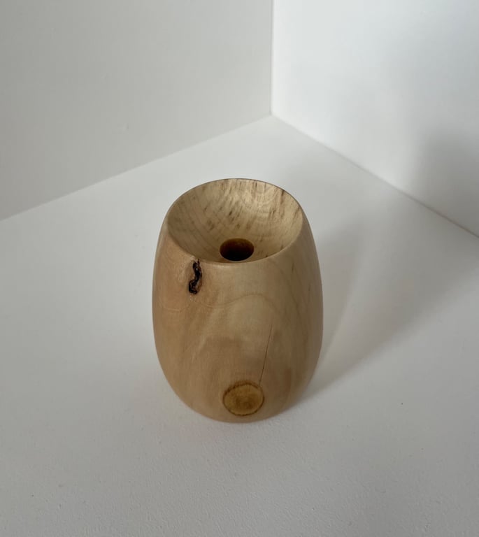 A Hand turned vase