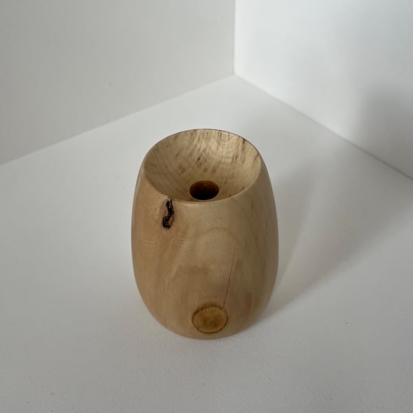 A Hand turned vase
