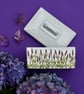 Lavender Butter Dish - Hand Painted - Image 1