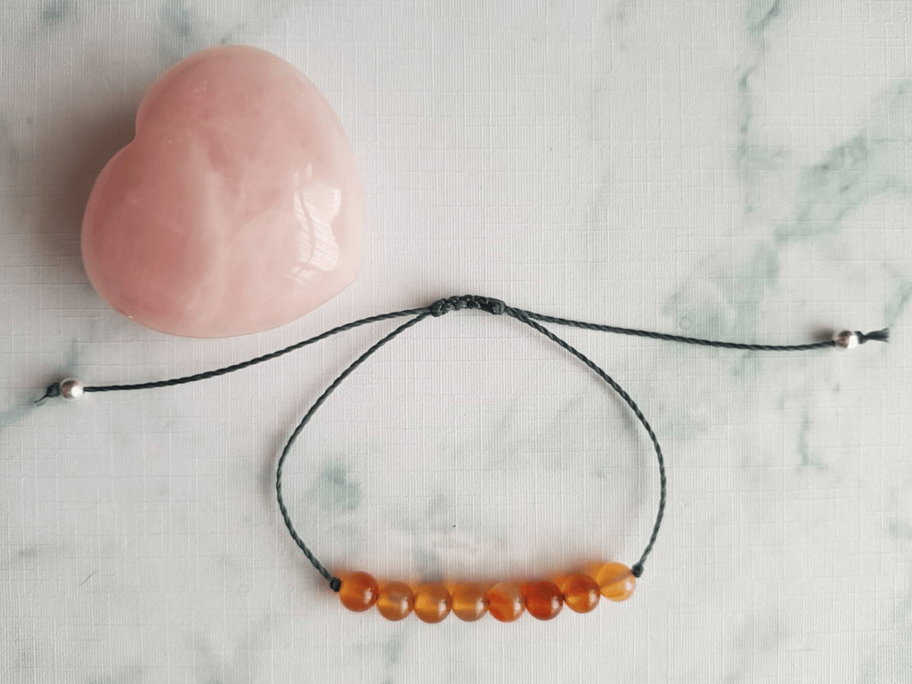 Carnelian bracelet - Courage, vitality, sexuality, confidence, action