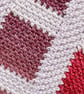 Crocheted Little Squares Baby - Lap Blanket …Shades of Pink - Image 4
