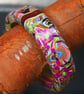 Designer Bangle - Abstract Pop Art Style in Rich Colours - Handmade - Unique - Image 5
