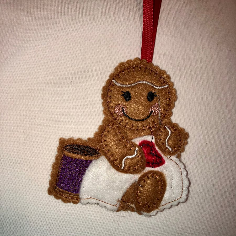 Gingerbread sewer Decoration