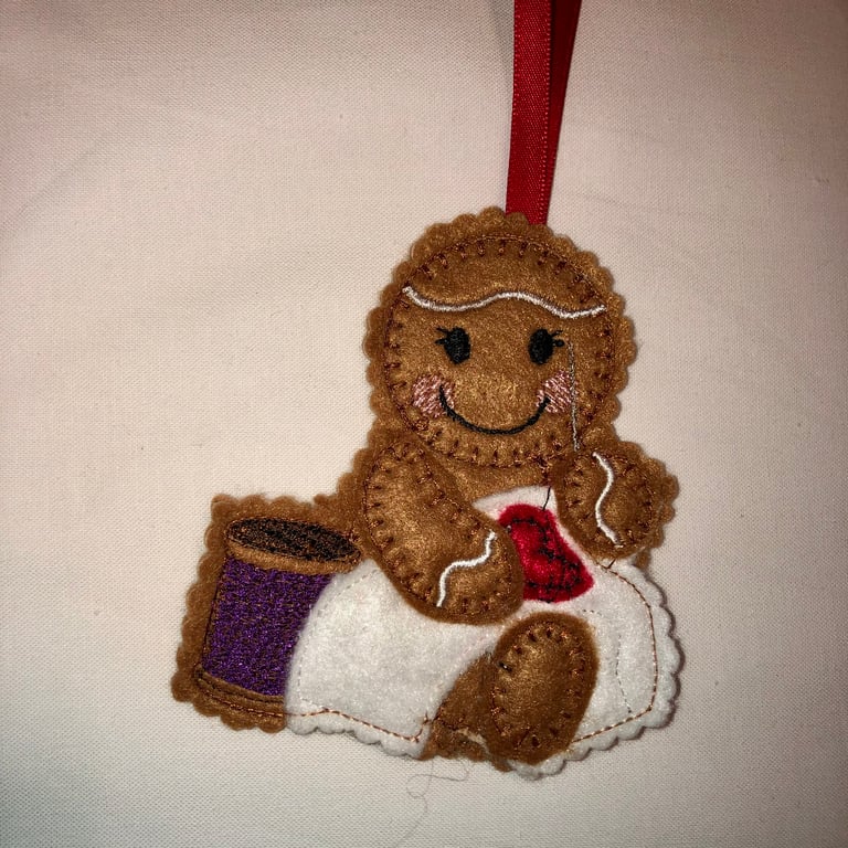 Gingerbread sewer Decoration