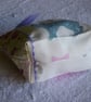 Cats and Roses Zipped Purse. Fully Lined with Gusset and Zip Pull. Ric Rac Trim - Image 5