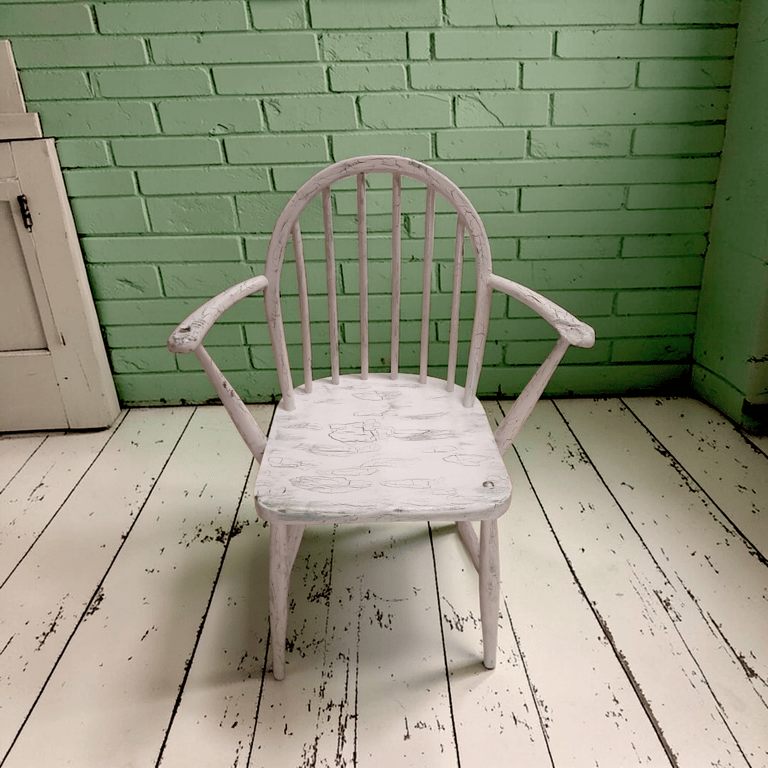 Shabby Chic Pink Chair