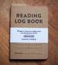 Single A6 ‘Reading Log Book’ pocket book with typographic cover - Image 1