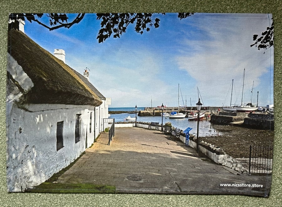 Tea Towel Groomsport Co Down. - Now available for delivery