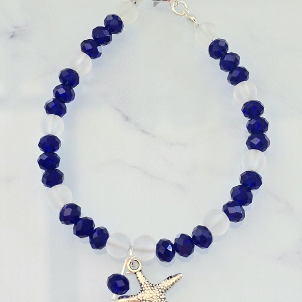 Starfish charm bracelet