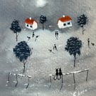 Original Aceo Painting ‘ Happy place  ‘ by Stephen Allen 