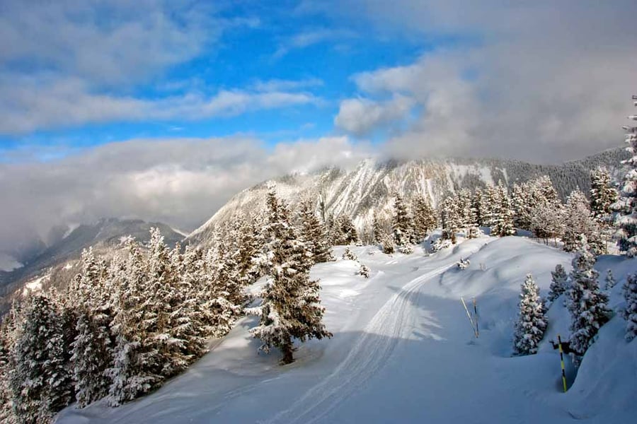 Courchevel 3 Valleys French Alps France Photograph Print