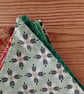 Christmas mini bunting in a green red colourway - Image 3