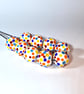 Handmade spotty patterned lamp work glass beads - Image 9