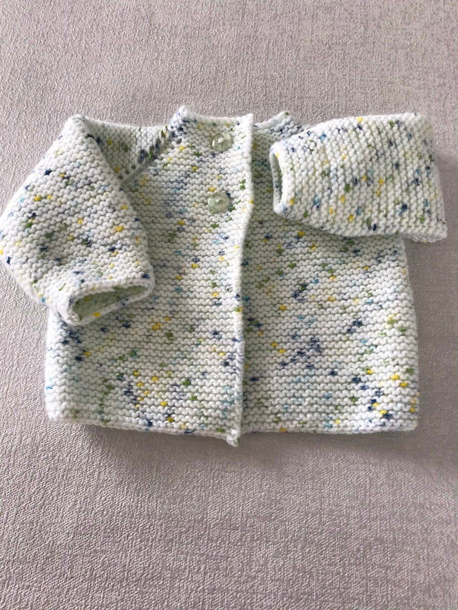 Garter stitch cardigan