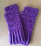 Lovely ladies crocheted fingerless gloves  - Image 5
