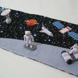 Space Travel Play Mat - Moon Landing Play On The Go Play Scene UKCA toy tested