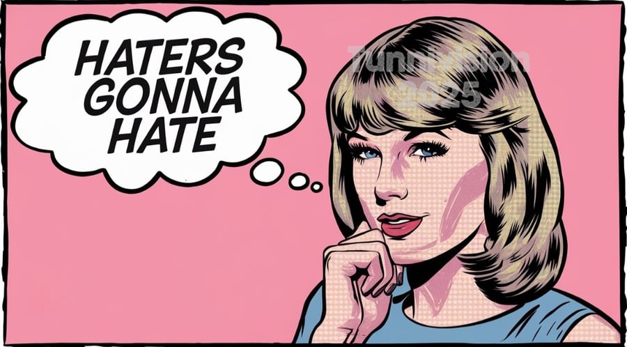 Taylor Swift pop art 11 x 8 inch full colour ltd edition numbered art print