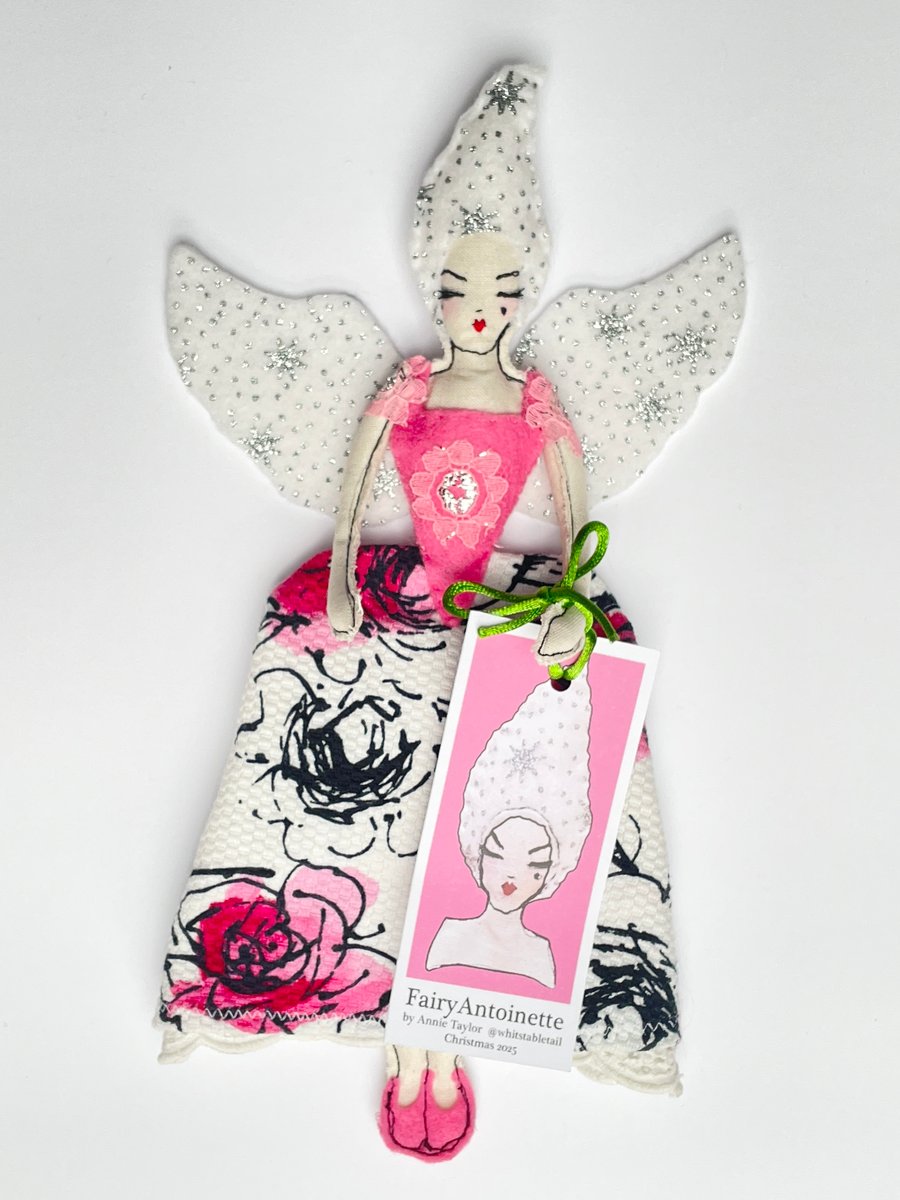 Fairy Antoinette: a Christmas Fairy of some distinction: tree topper, angel