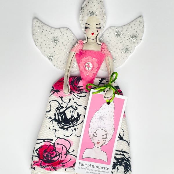 Fairy Antoinette: a Christmas Fairy of some distinction: tree topper, angel