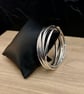 "Quintet" - Sterling Silver Russian Bangle - Made to any size - 5 Wire 